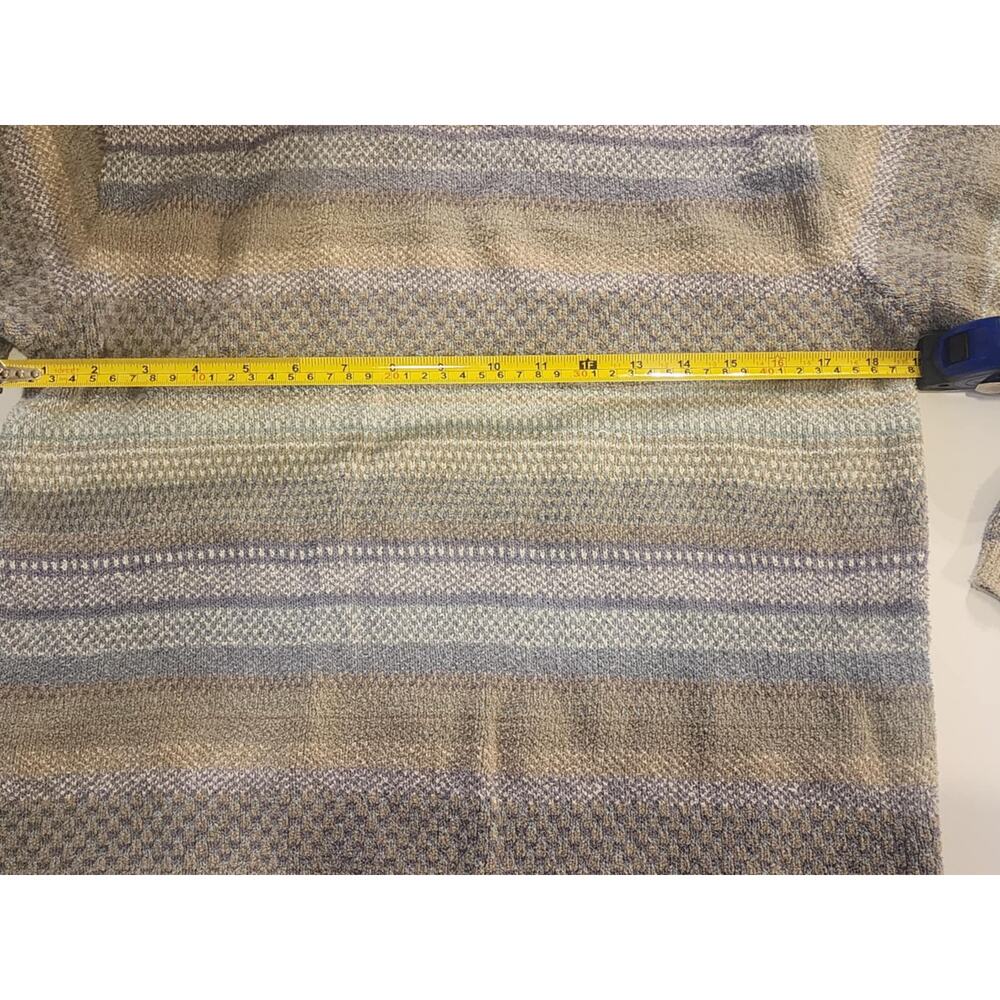 Vintage Lizsport Cable Medium Sweater, Grandpa, stripes, cotton - Picture 5 of 6